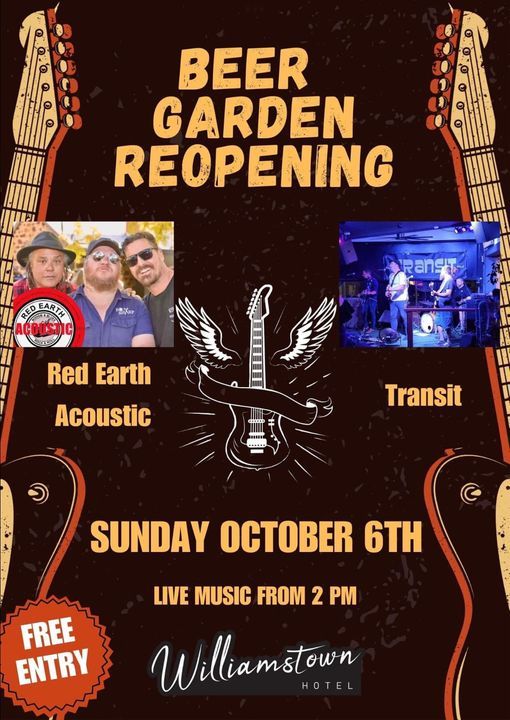 Beer Garden Reopening with the REBB Acoustic