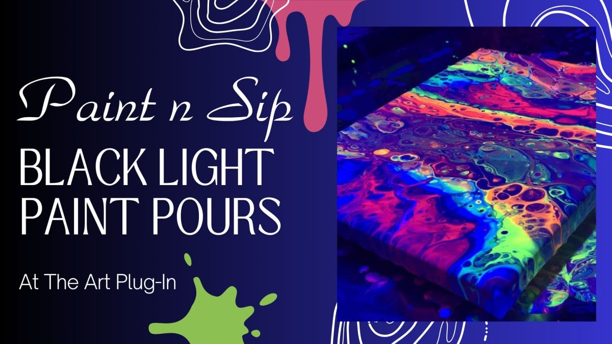 Black Light Paint Pours