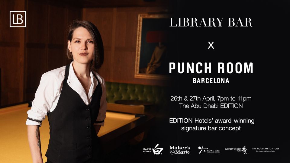 Library Bar Takeover by Punch Room Barcelona