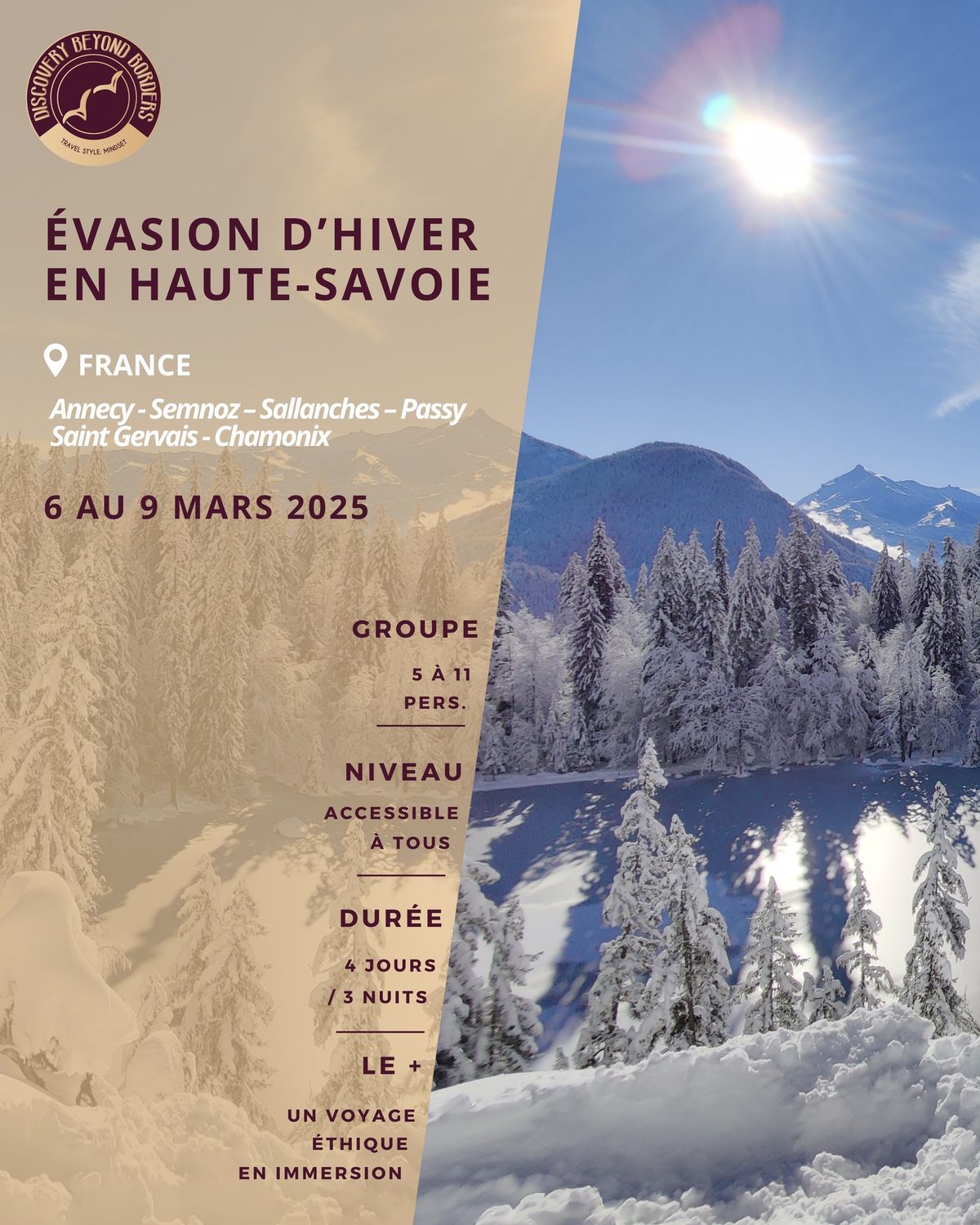 \u00c9VASION D'HIVER EN HAUTE-SAVOIE