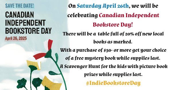 Canadian Independent Bookstore Day