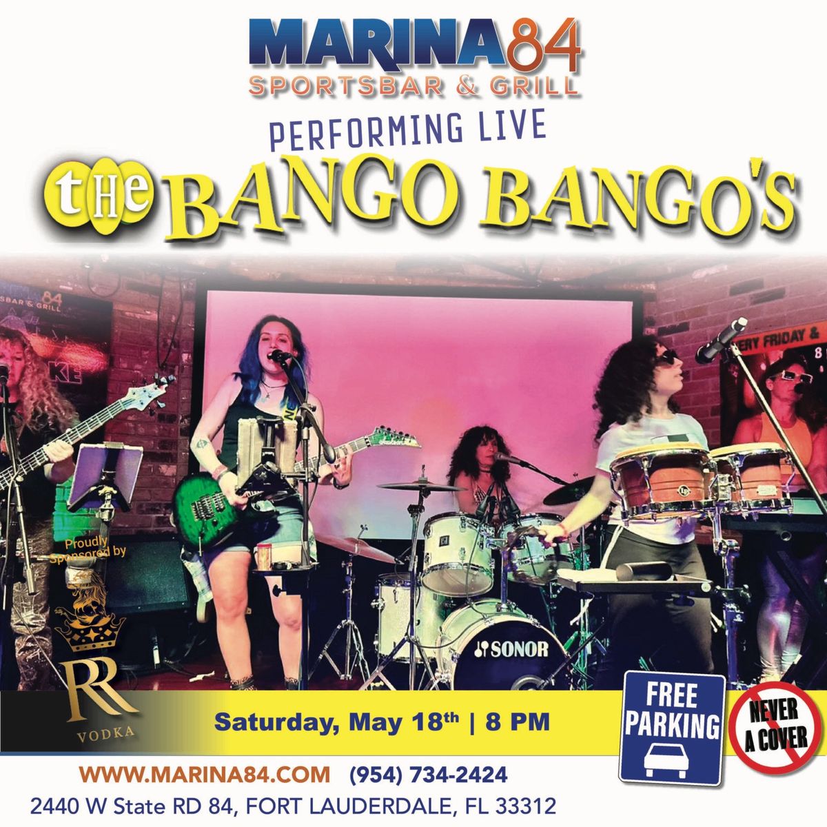 The Bango Bango\u2019s Live at Marina 84