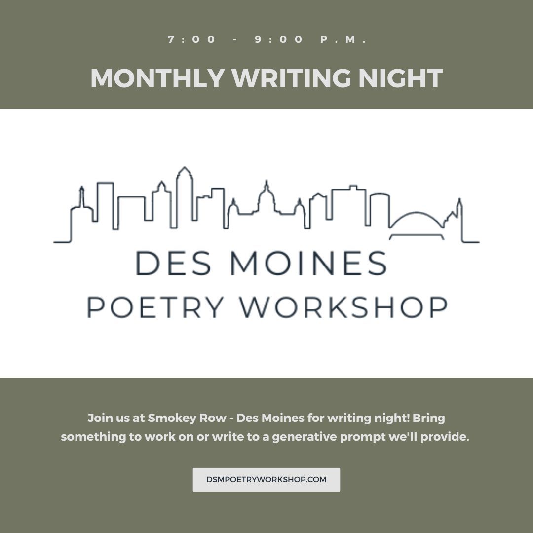 DMPW Monthly Writing Night