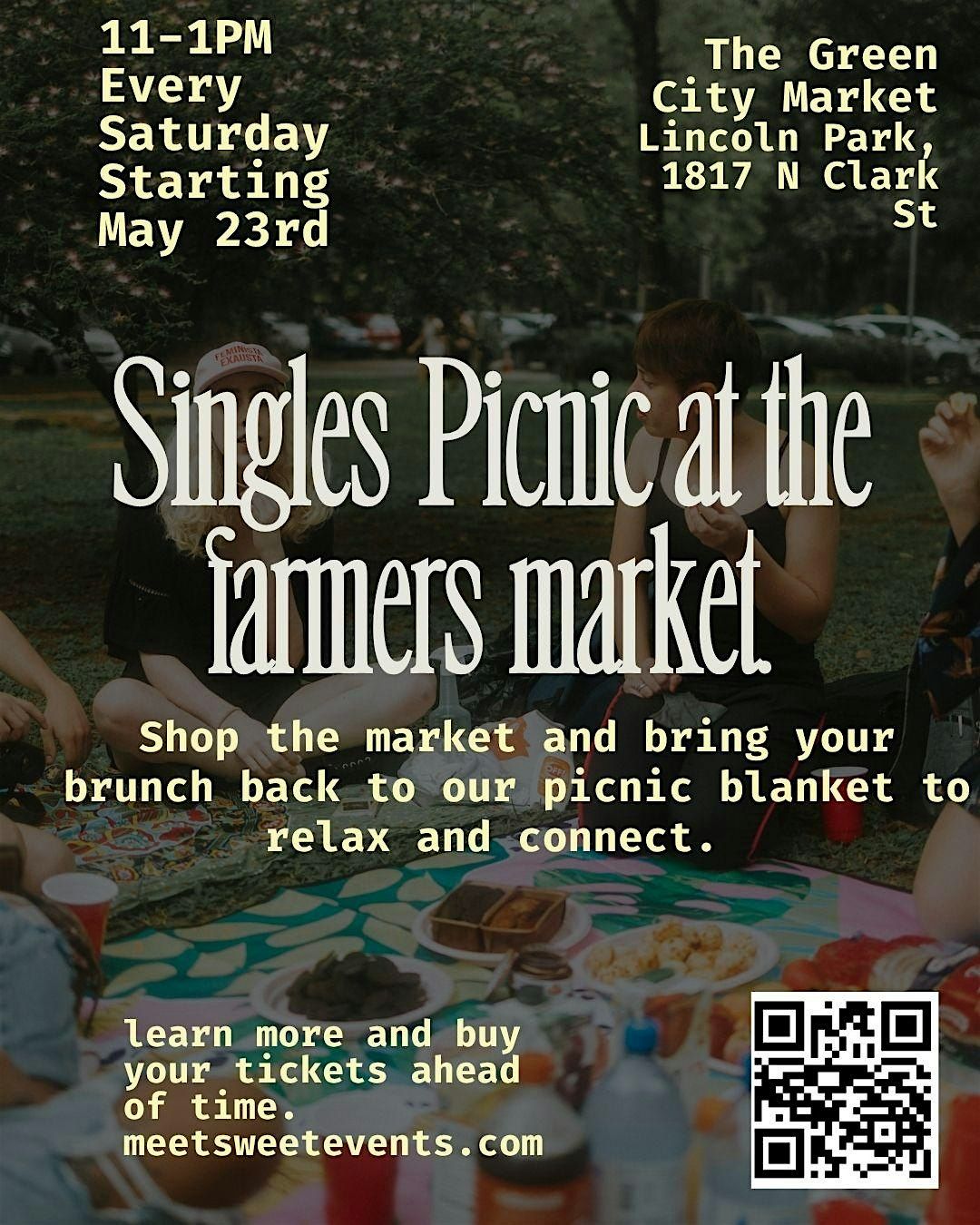 Singles Picnic at the Green City Market