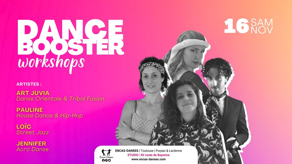 Dance Booster : Workshops\/Stages de Danses TOULOUSE