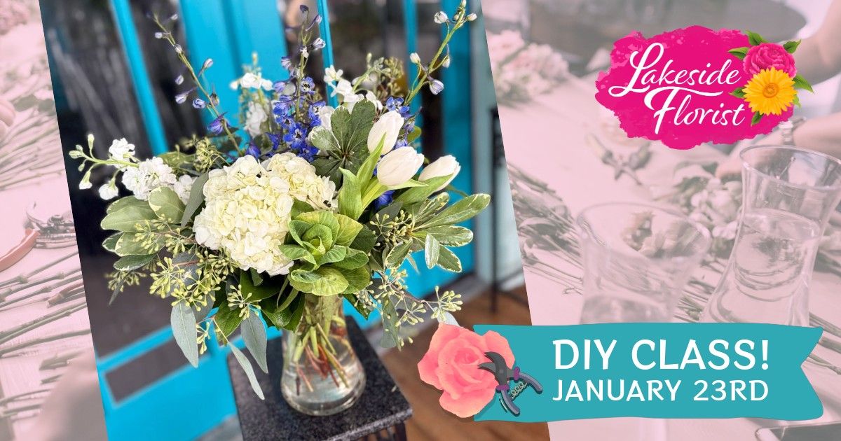 \u2728 Winter Wish: DIY Floral Design Class \u2728