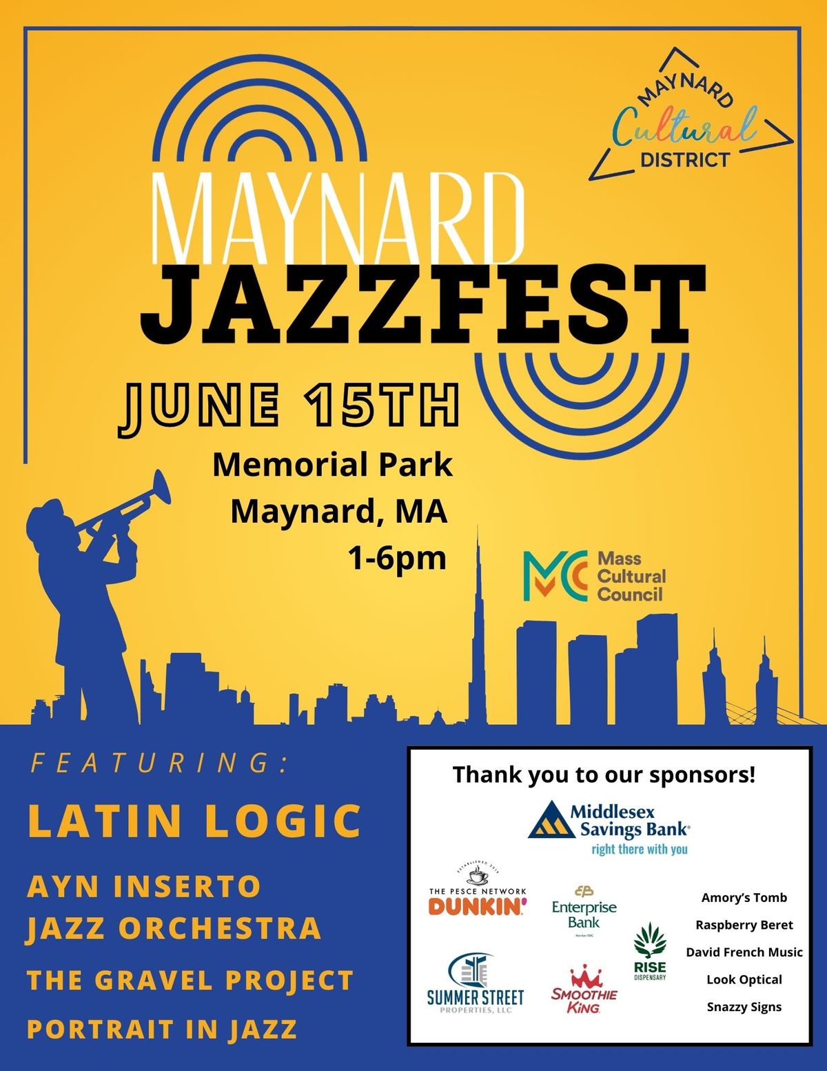 3rd Annual Maynard Jazz Festival