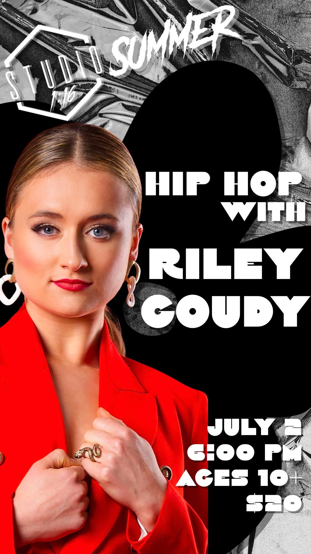 HIP HOP OPEN CLASS with Riley Goudy