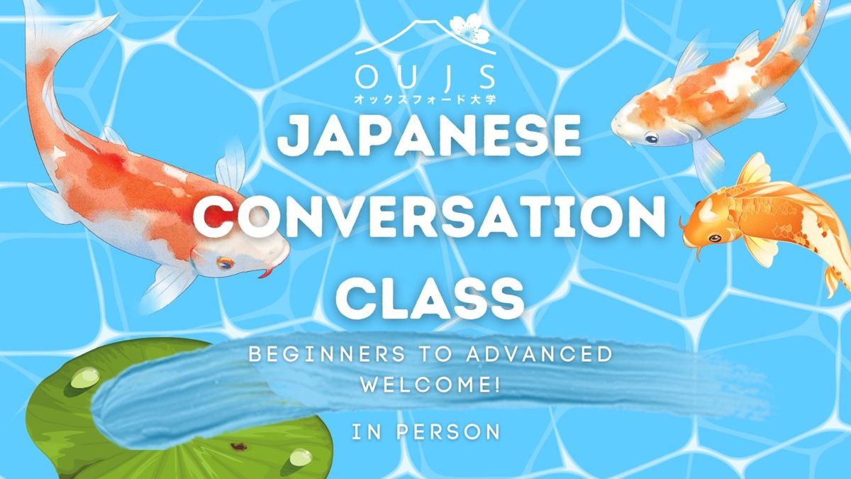 Japanese Conversation Class TT 2024 Week 4