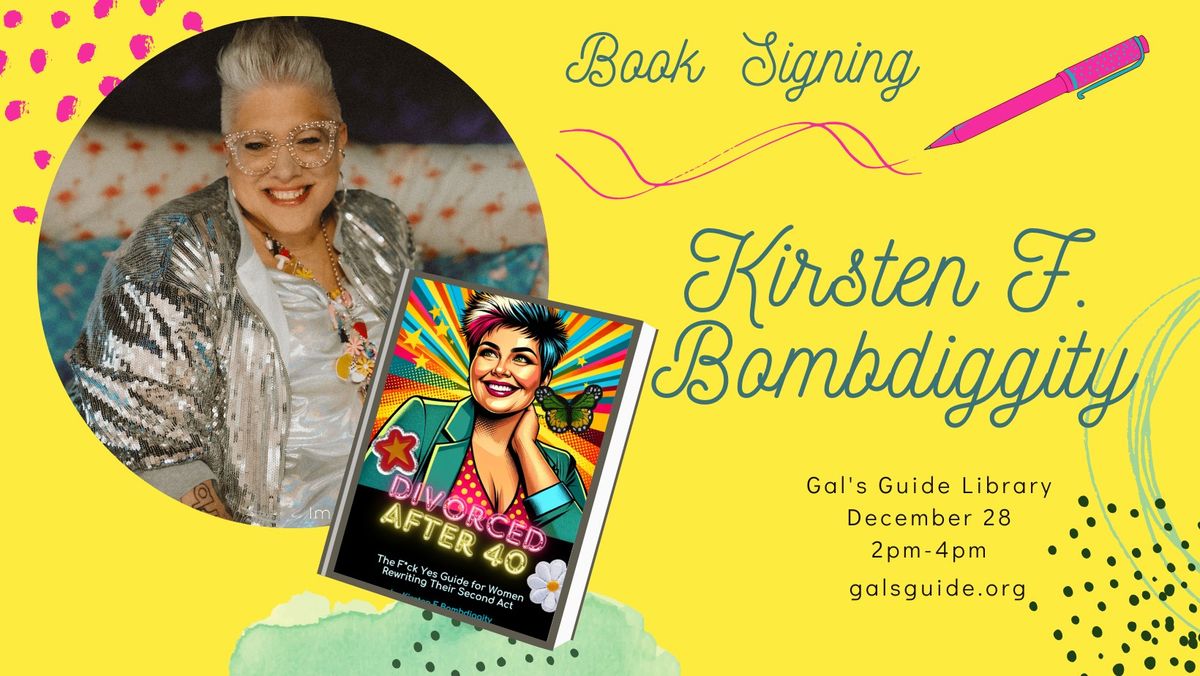 Book Signing Kirsten F. Bombdiggity