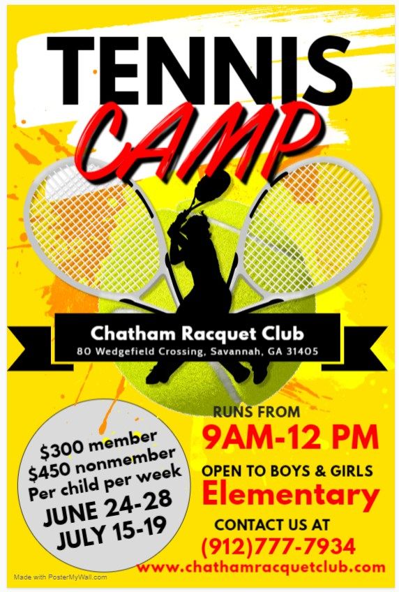 Elementary Tennis Summer Camp