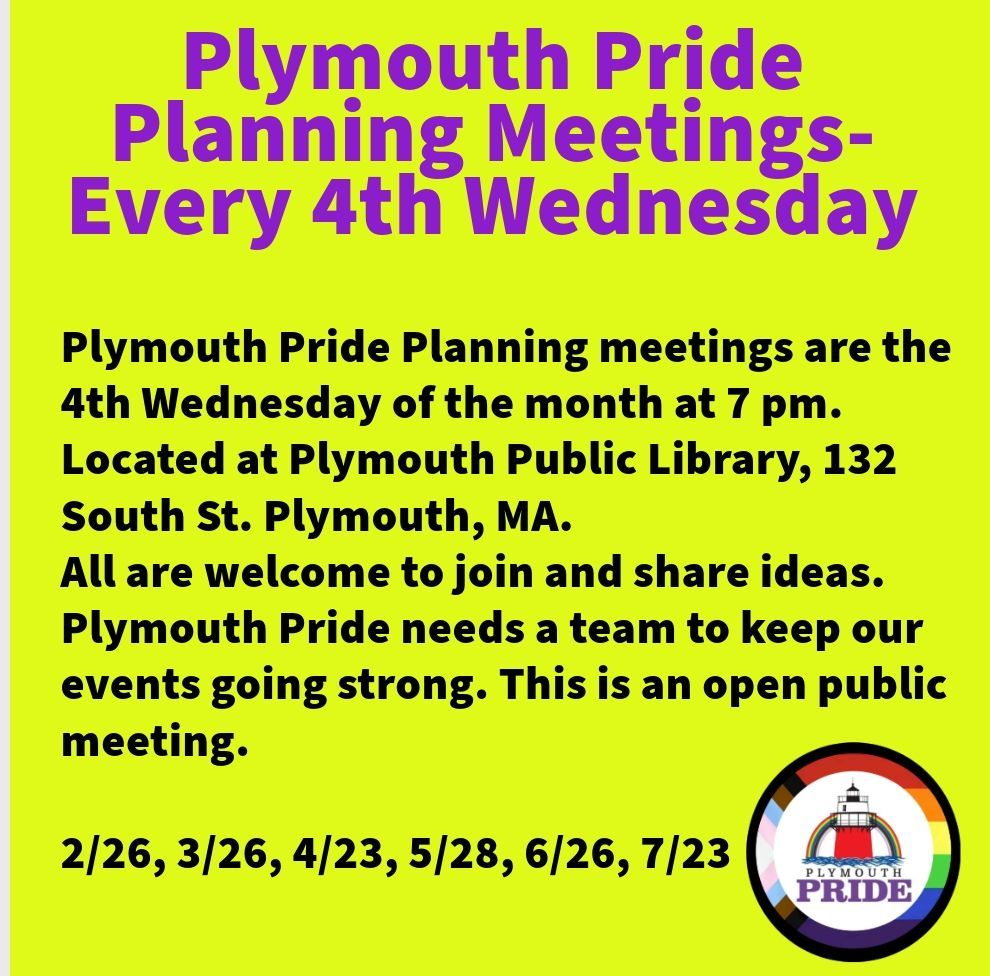 Plymouth Pride Planning Meetings-