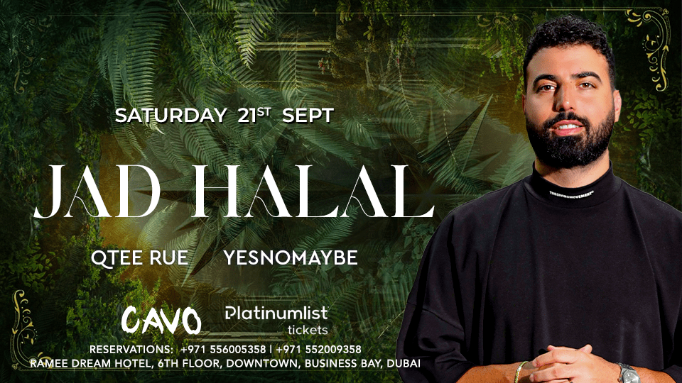 Soul of Cavo presents Jad Halal Live in Dubai