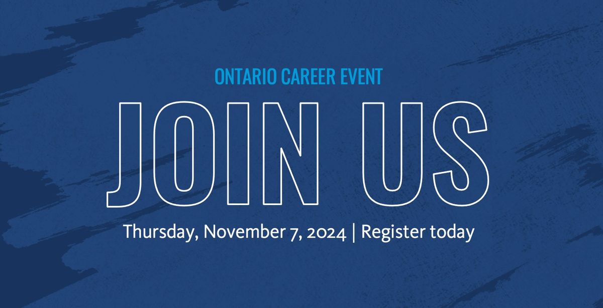 Ontario career event