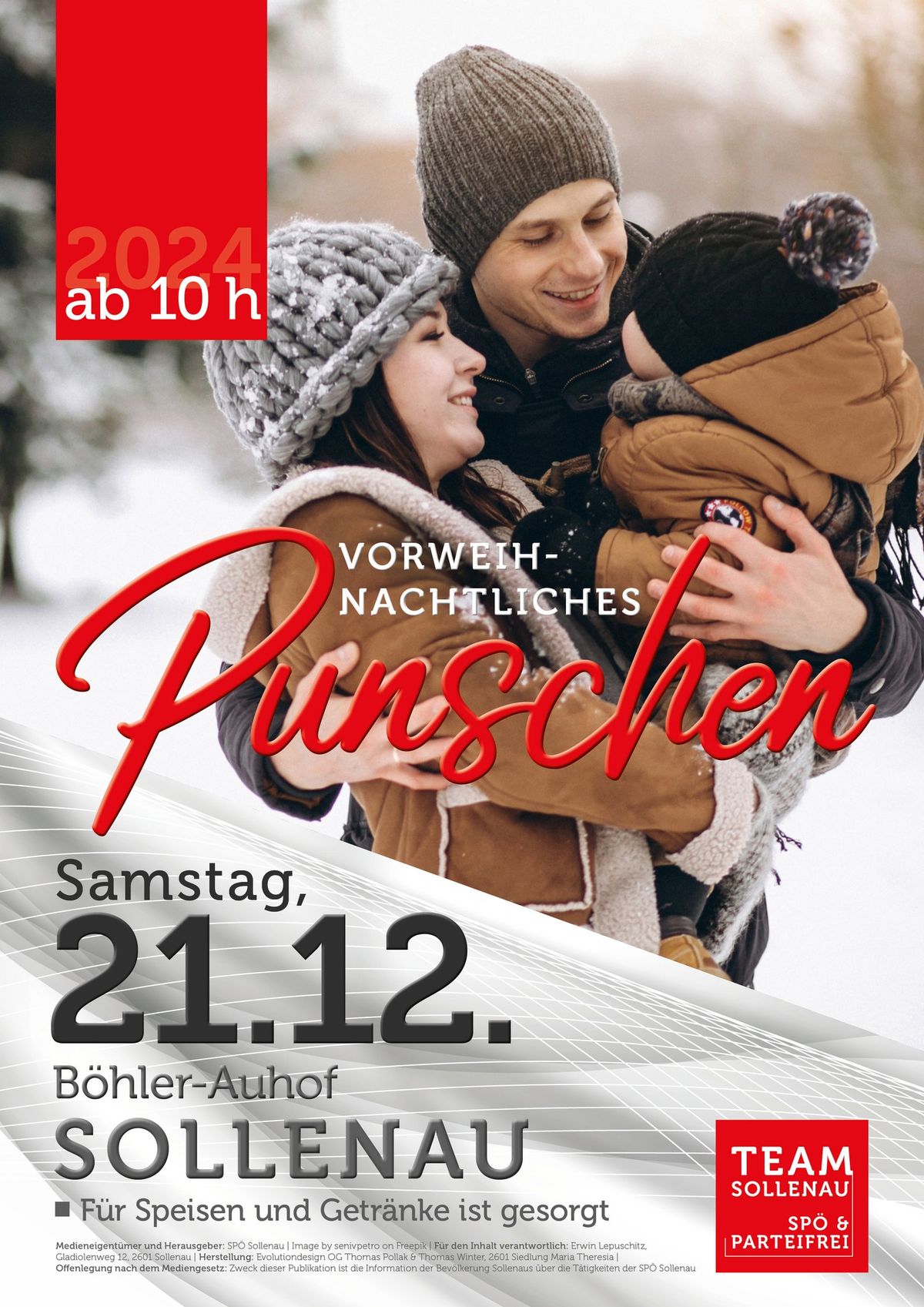 Vorweihnachtliches Punschen