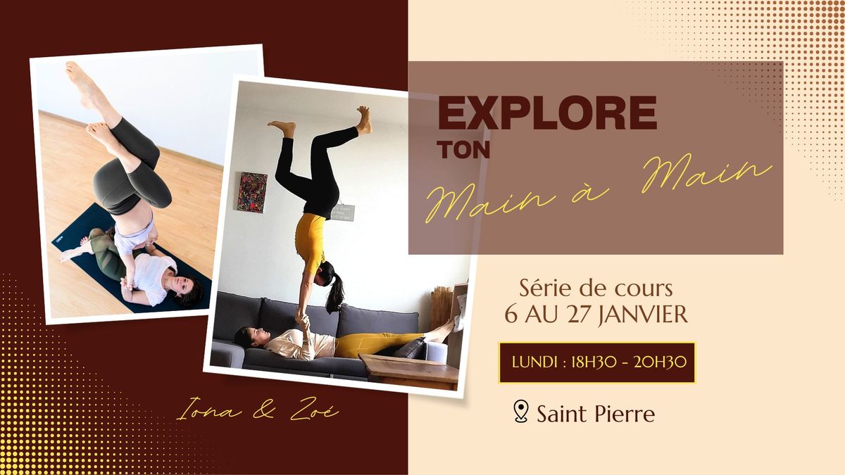 Cours acroyoga - Main \u00e0 Main - La R\u00e9union