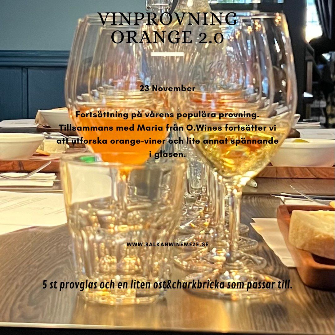 Vinprovning Orangeviner 