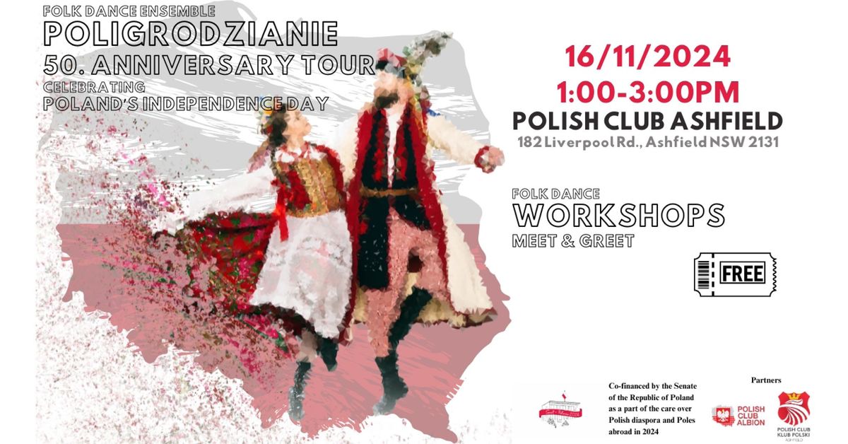 Dancing Workshop with Folk Dance Ensemble Poligrodzianie