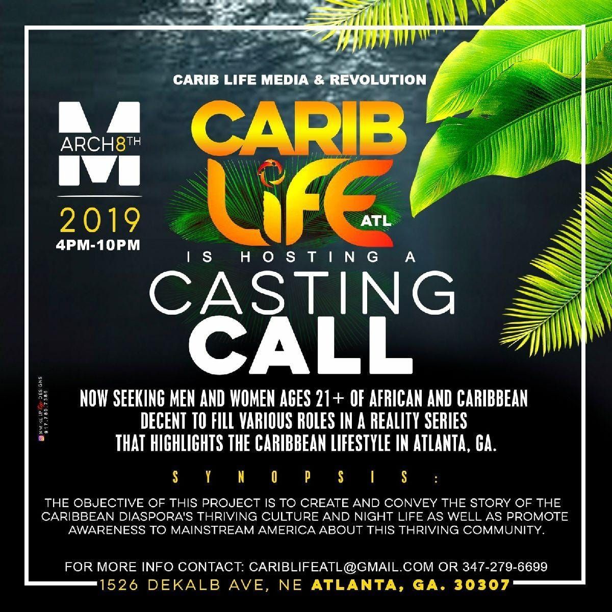 Afro-Caribbean Casting Call