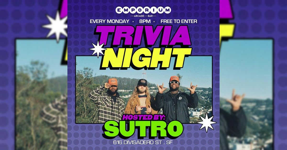 MONDAY TRIVIA NIGHT 