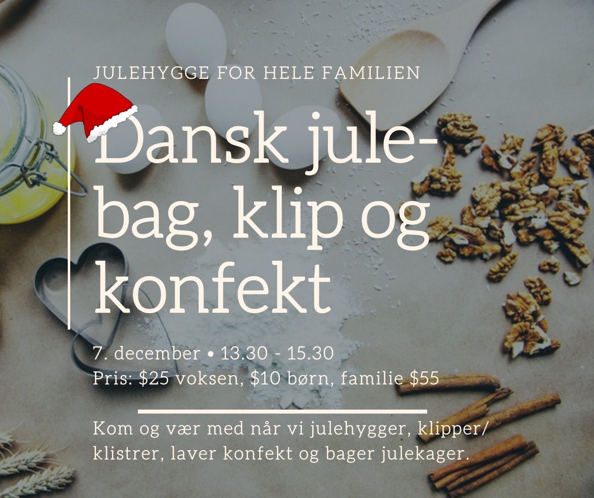 Dansk juledag, -klip og -konfekt