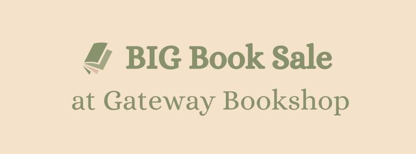 BIG Book Sale at Gateway Bookshop 