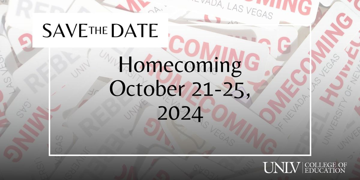 Save the Date: UNLV Homecoming 2024