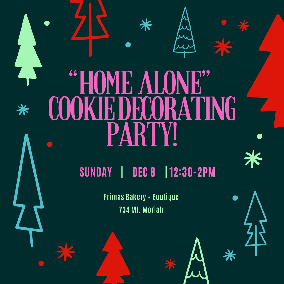 Home Alone Christmas Cookie Decorating Party