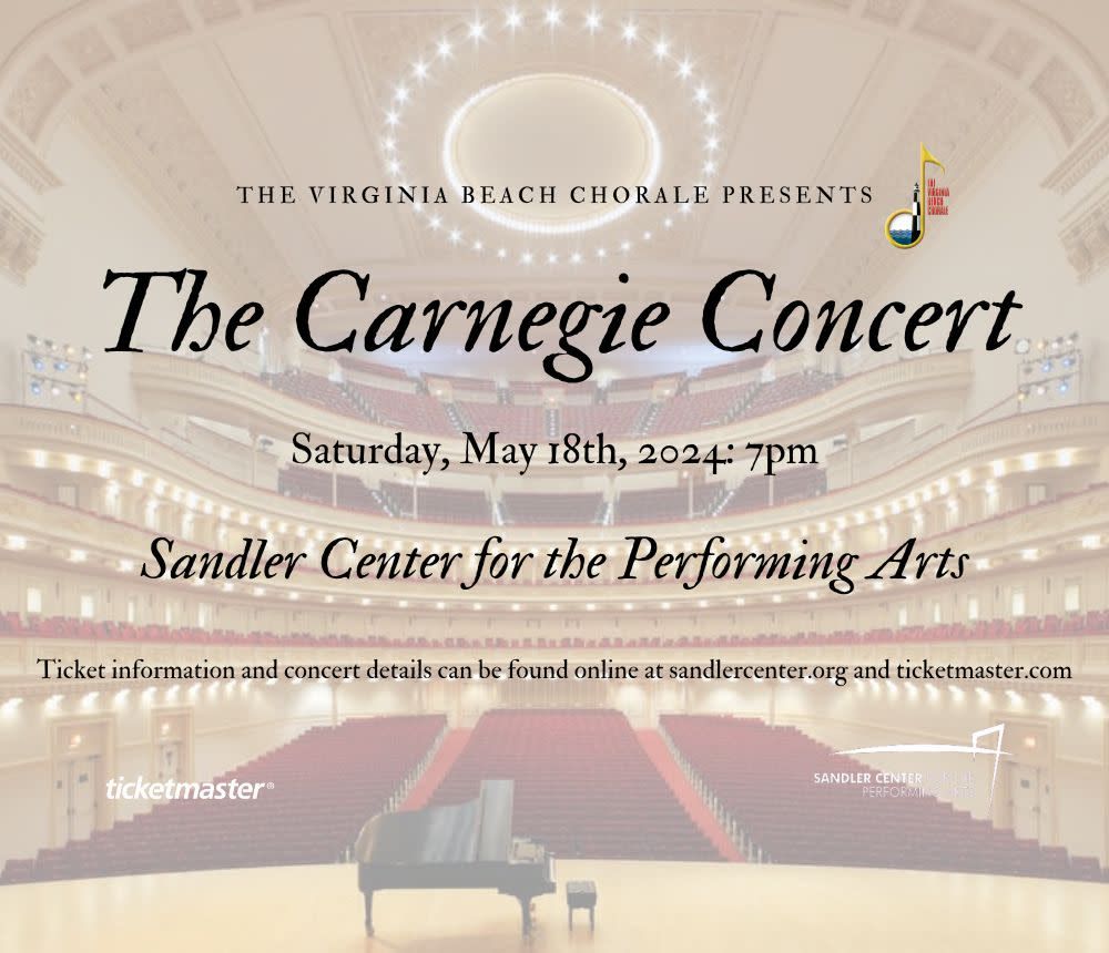 Virginia Beach Chorale - The Carnegie Concert (Concert)