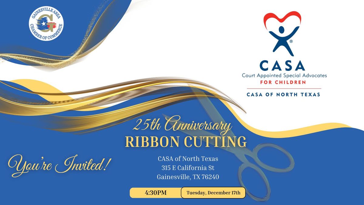 Ribbon Cutting - CASA of North Texas 25th Anniversary