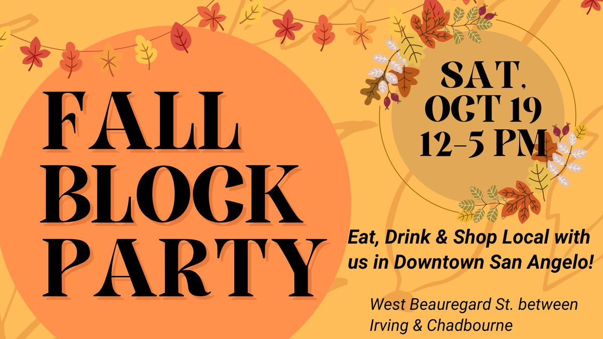 Fall Block Party