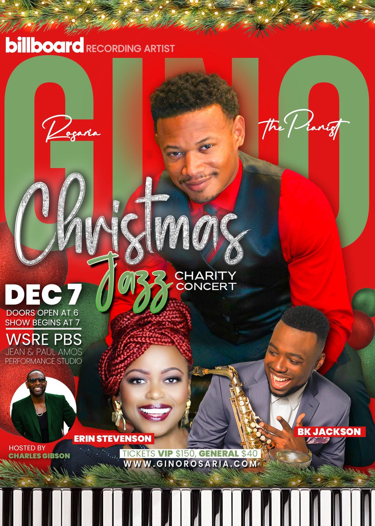 Gino Rosaria's 9th Annual Christmas Jazz Charity Concert