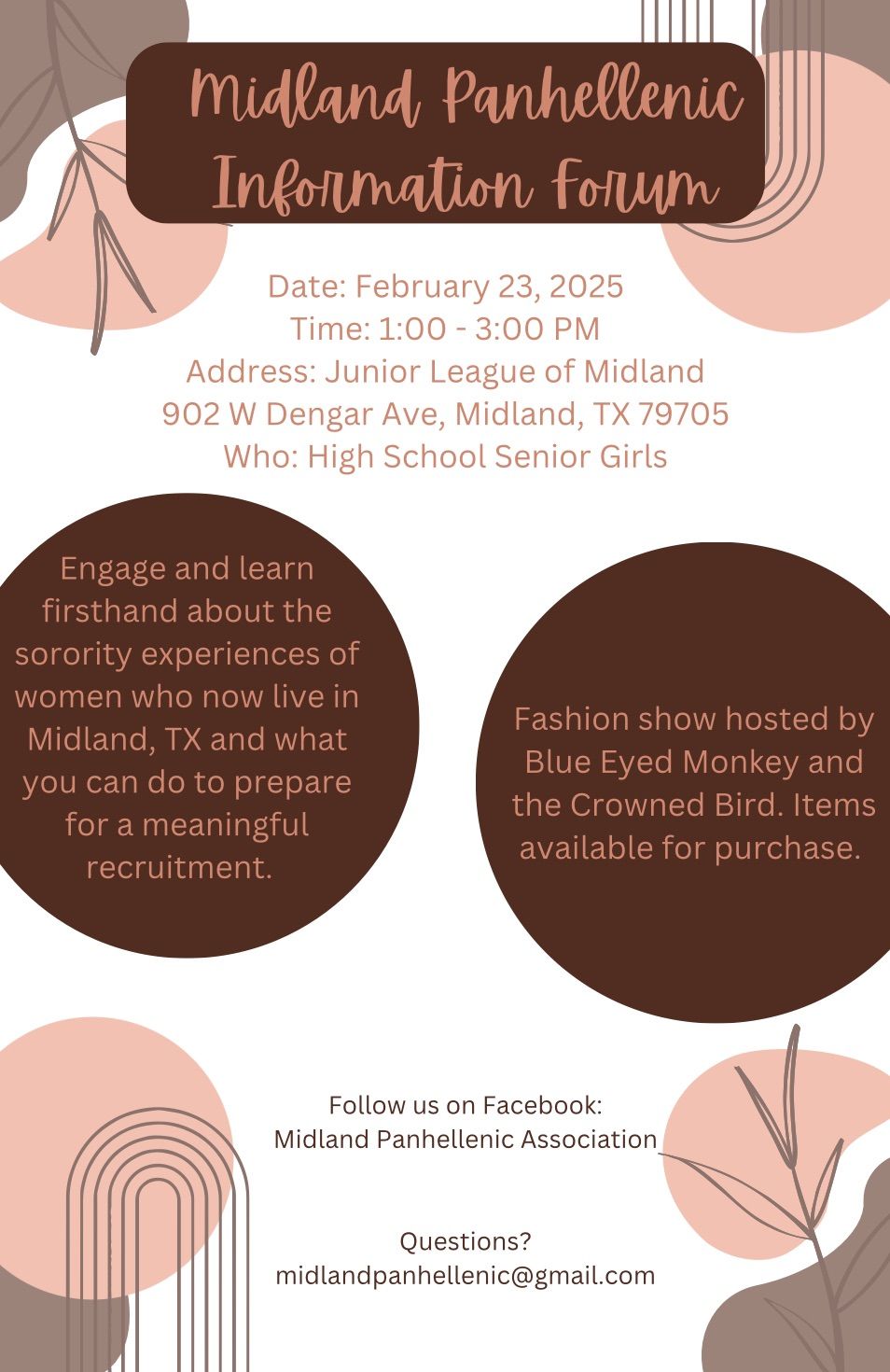 Midland Panhellenic information Forum