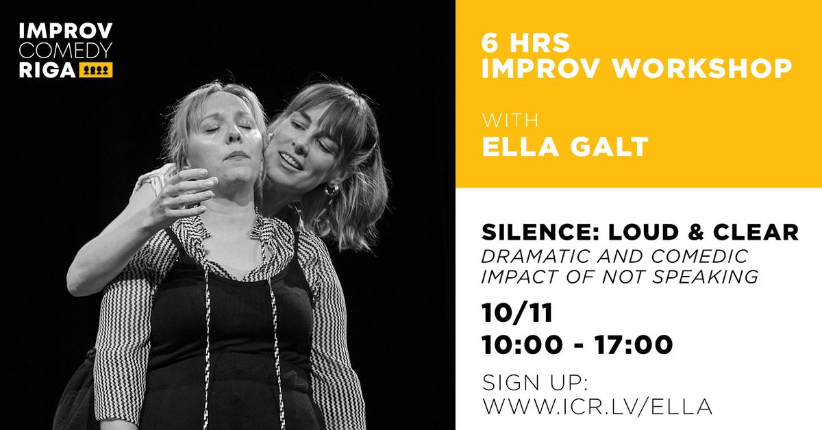 Improv workshop - Silence: Loud & Clear