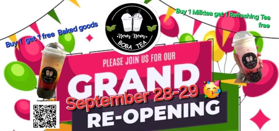 Grand Re-Opening ? ? ? \u2615\ufe0f ? 