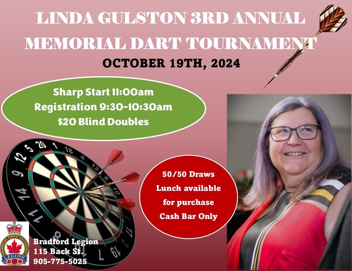 Linda Gulston 3rd Annual Memorial Dart Tournament