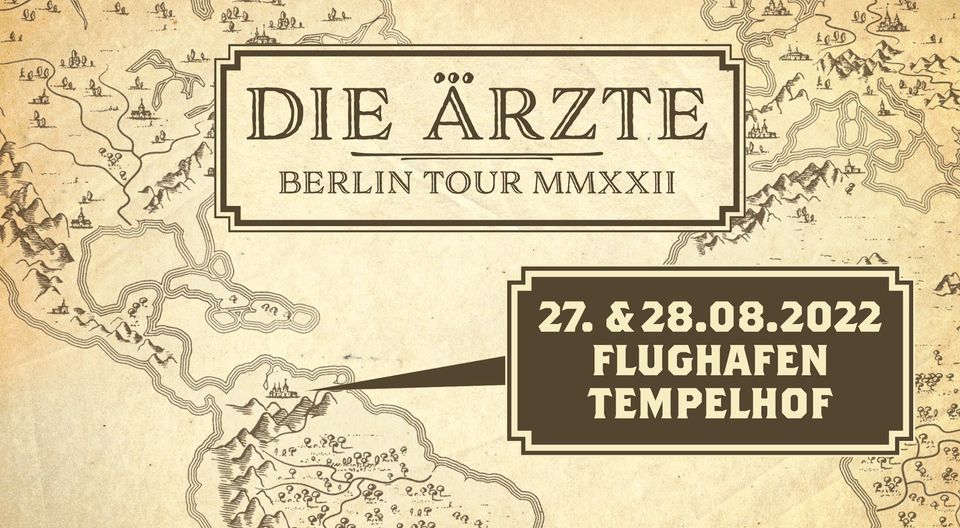 DIE \u00c4RZTE - Berlin Tour MMXXII - Flughafen Tempelhof