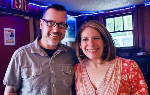 Amy Smolen and Aaron Harris at Up Your Alley!