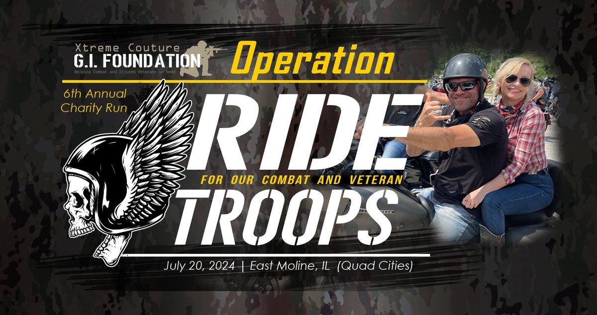Ride For Our Troops - 6th Annual Charity Run - East Moline, IL (Quad Cities)