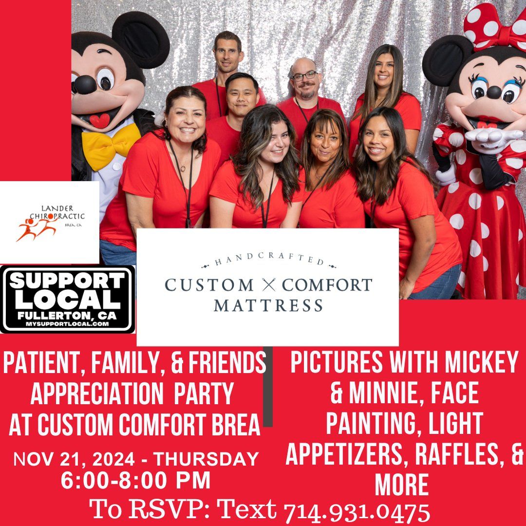 Patient, Family, and Friends Appreciation Party