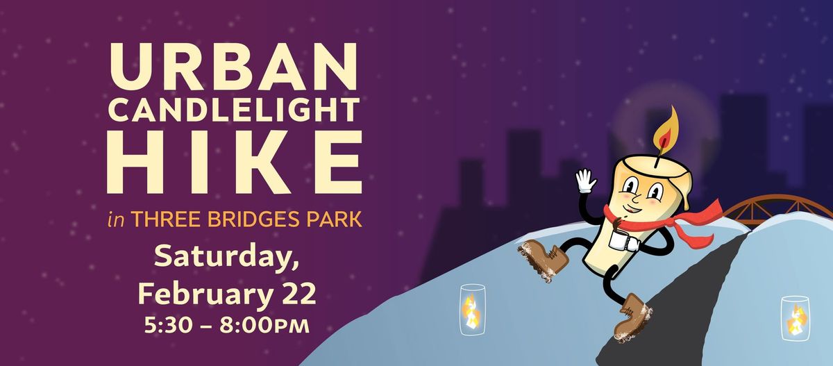 Urban Candlelight Hike in Three Bridges Park