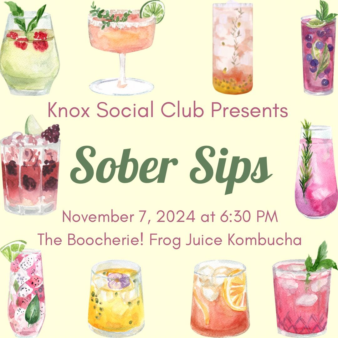 Sober Sips - Sober Event 18+ for meeting new friends