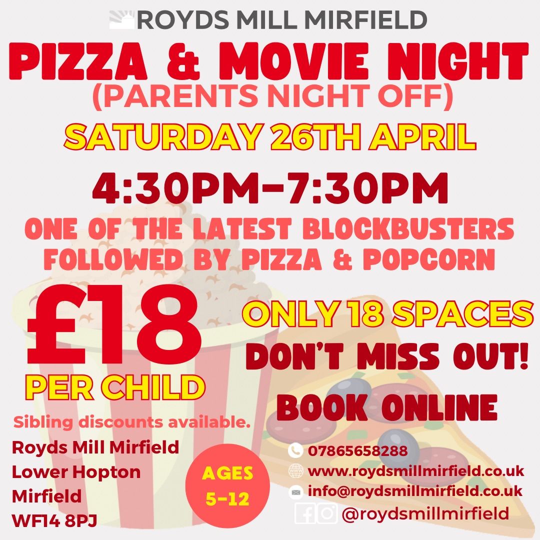 Pizza and Movie Night (Parent Night Off)