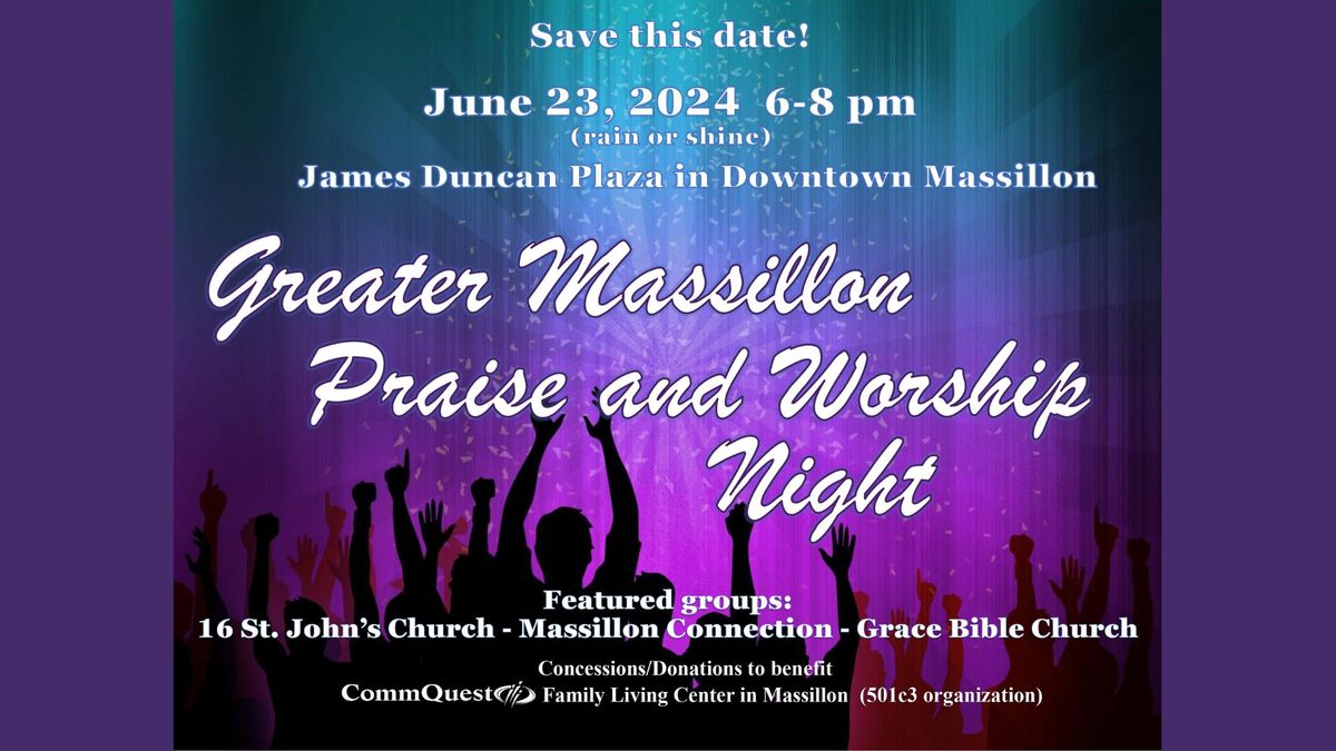 Greater Massillon Praise and Worship Night
