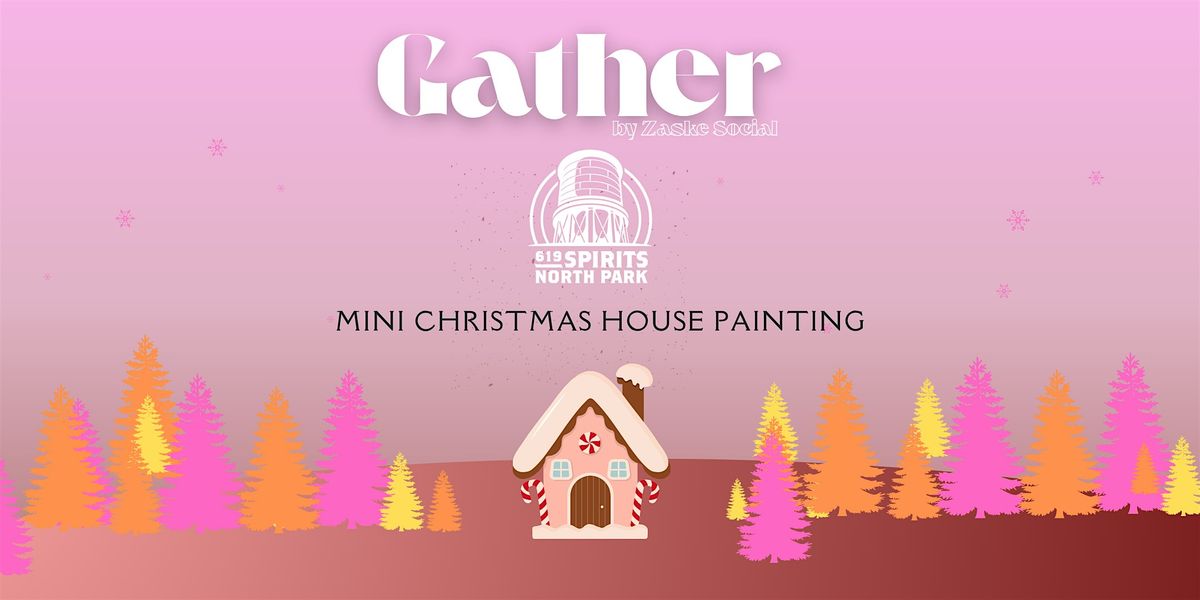 Mini Christmas House Painting