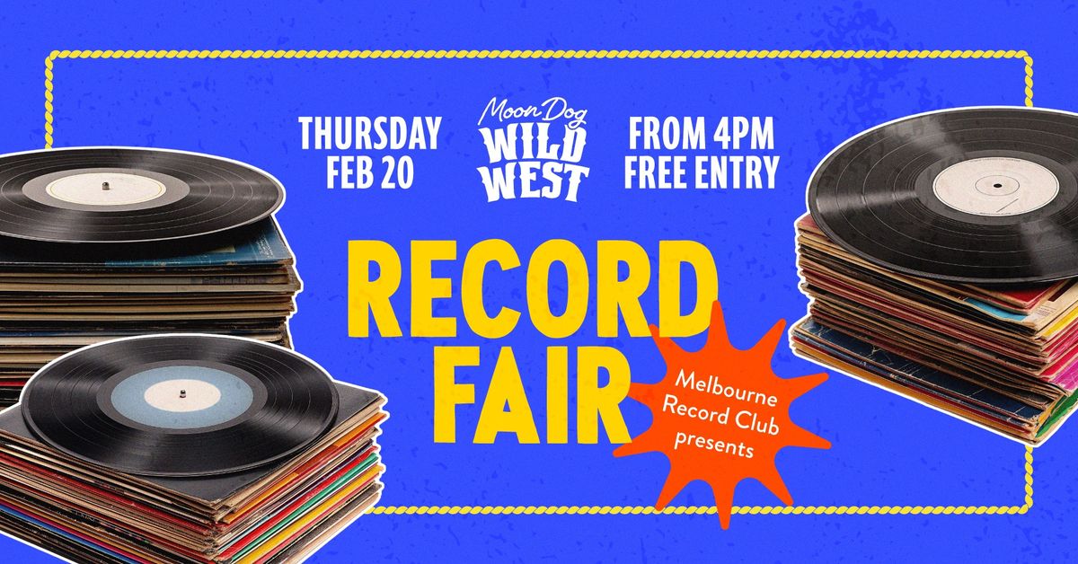 Record Fair at Moon Dog Wild West