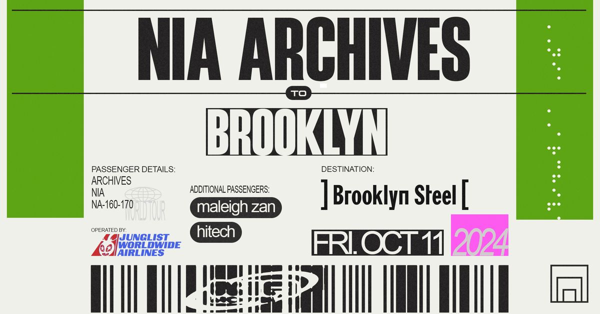 NIA ARCHIVES: JUNGLIST WORLDWIDE TOUR