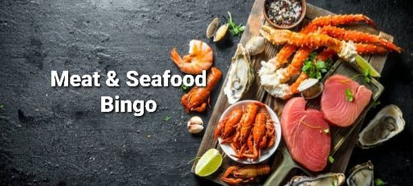 Meat & Seafood Bingo