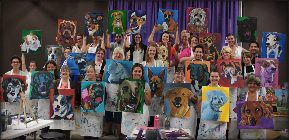 Paint Your Pet at Purple Easel