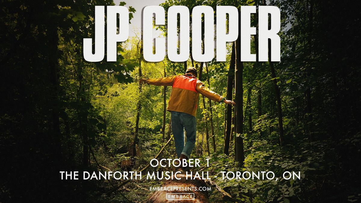 JP Cooper @ The Danforth Music Hall | October 1st